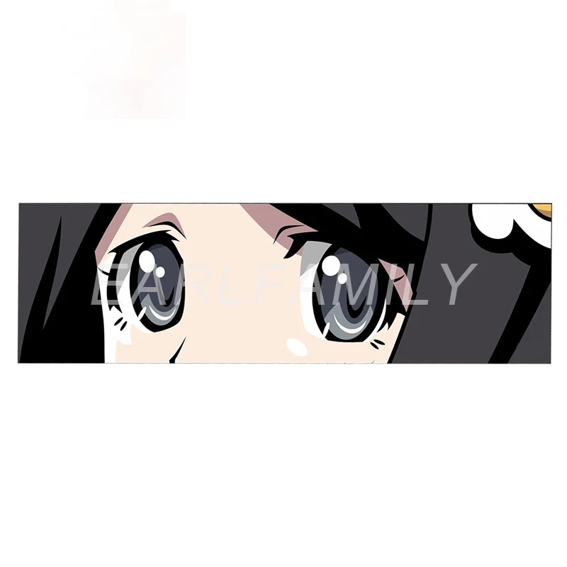 

Personality Anime Tsukihi Peek Girl Eye Funny Slap Decal Helmet Window Car Sticker Waterproof Cartoon Graph Apply To Car Window