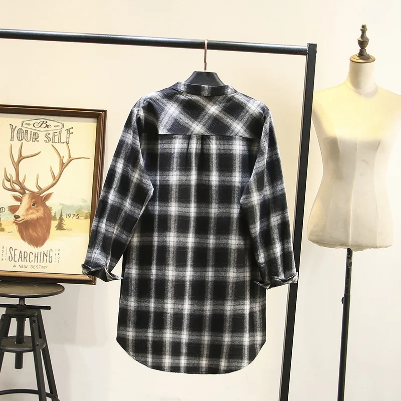 2020 Весенняя женская блузка размера плюс Повседневная блуза с длинным рукавом