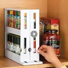 Домашняя кухонная стойка-органайзер для специй, многофункциональная вращающаяся полка для хранения, полка для кухни, шкаф для хранения шкаф-Органайзер