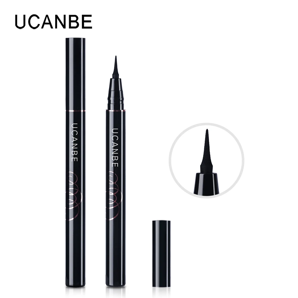 Черный UCANBE Ink Cool Black жидкая подводка в ручке макияж подводка для глаз карандаш 24 продолжительное время Водонепроницаемая Косметическая подводка для глаз - Цвет: Черный
