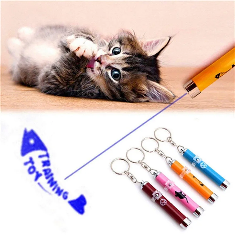 Креативная забавная Pet светодиодный лазерный кошка игрушка для кошки указатель
