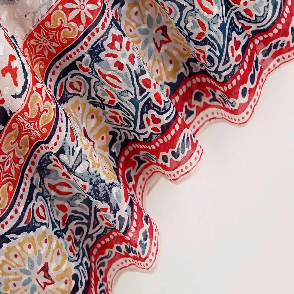 Осеннее Инди народное Платье женское длинное Сплит печатное повседневное