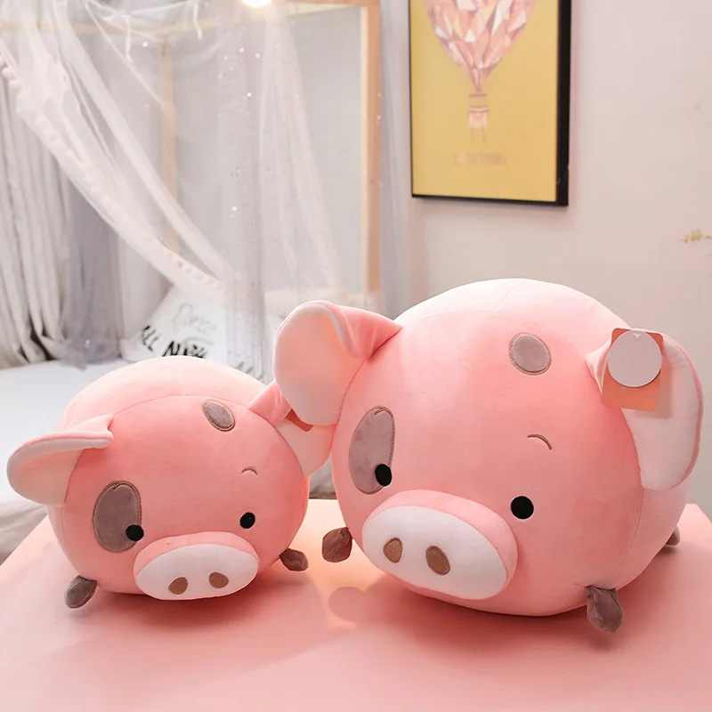 Плюшевые игрушки Kawaii свинка слон динозавр собака подушки для чтения животных