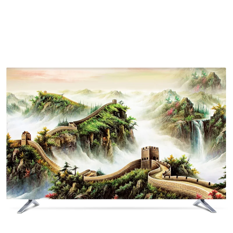 19 &quot 80&quot 22 дюймов 75 декоративная крышка капота для экрана LCD TV PC Great Wall Mountain
