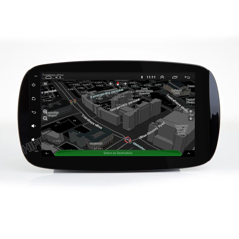 9 дюймов Android 10 автомобильный DVD Мультимедиа Стерео GPS для Benz Smart Fortwo 2016 2017 2018 с