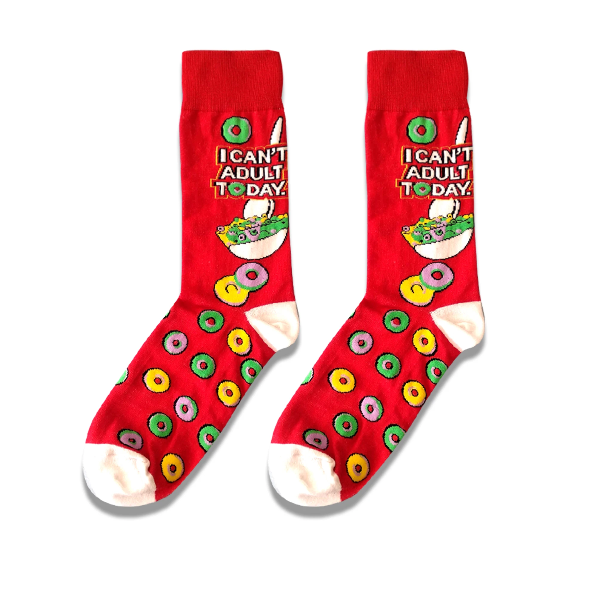 

Novelty Fashion Harajuku Kawaii Cotton Women mens happy Socks Cute Printed letter Happy Funny Socks Calcetines Largos Hombre