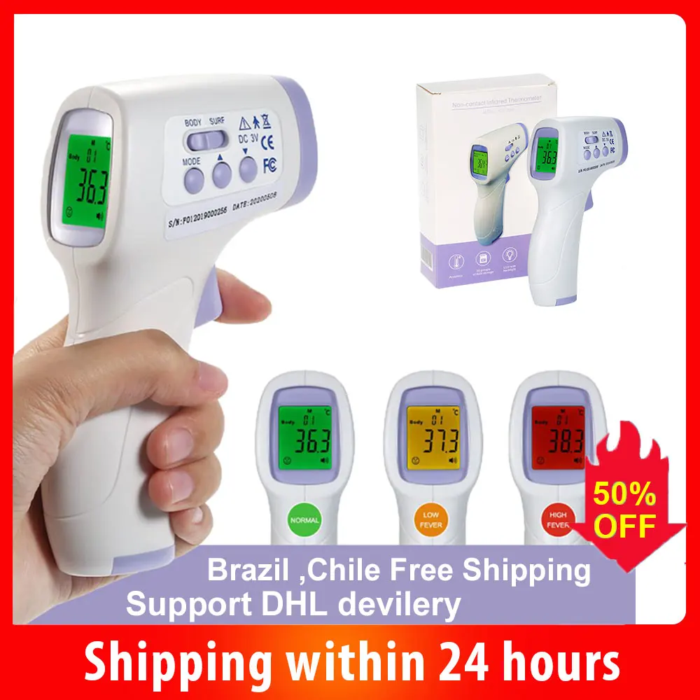 Ик инфракрасные термометры Бесконтактный цифровой термометр для лба termometro