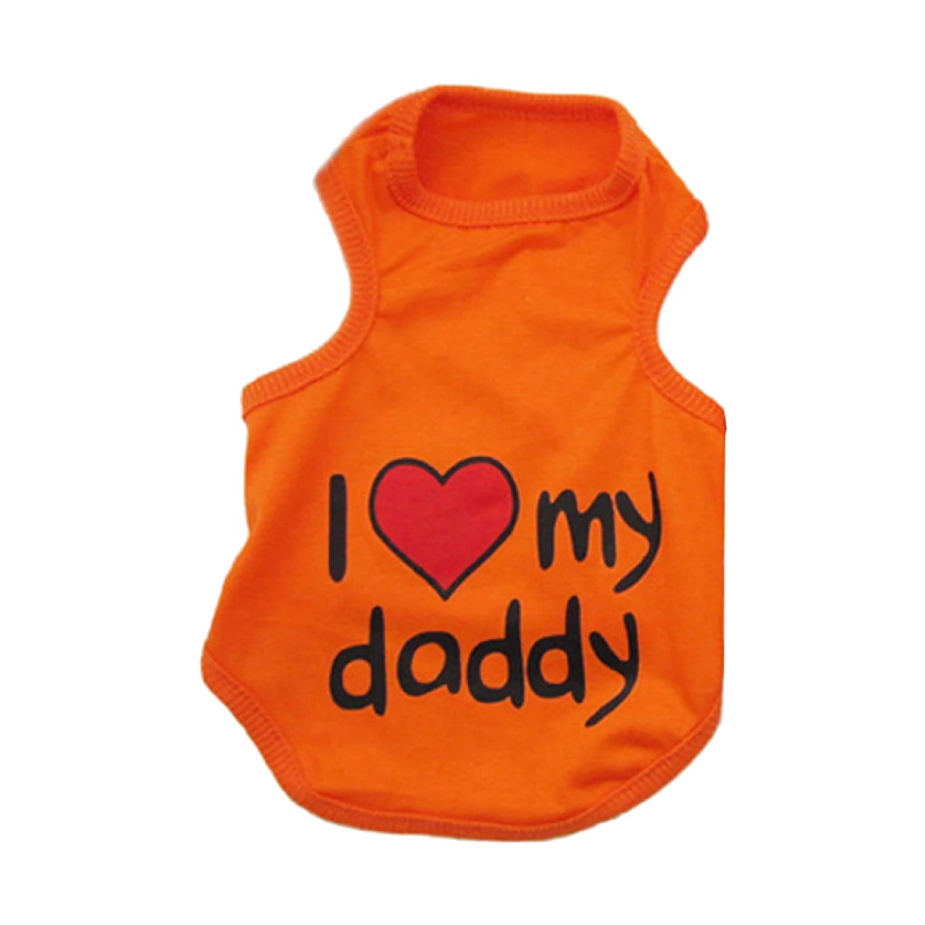 NEW Fashion Cool Clothes Lover Vest T-Shirt for Puppy Dog Cat orange color | Дом и сад