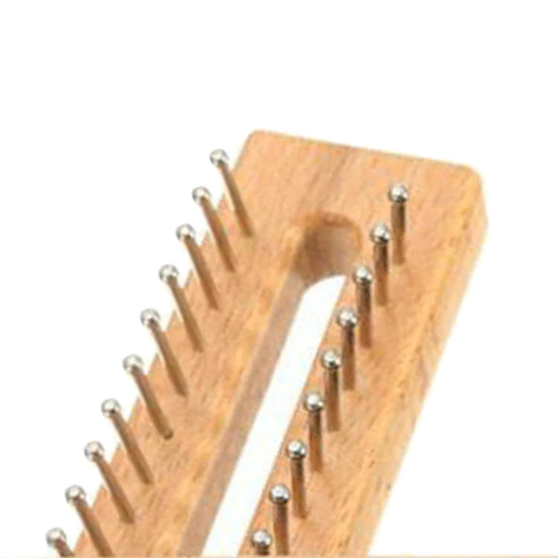 

1 Set 16x4cm Wooden Board Knitting Loom Machine Knitting Tools Scarves Maker DIY Handmade Easy Weaving Tool