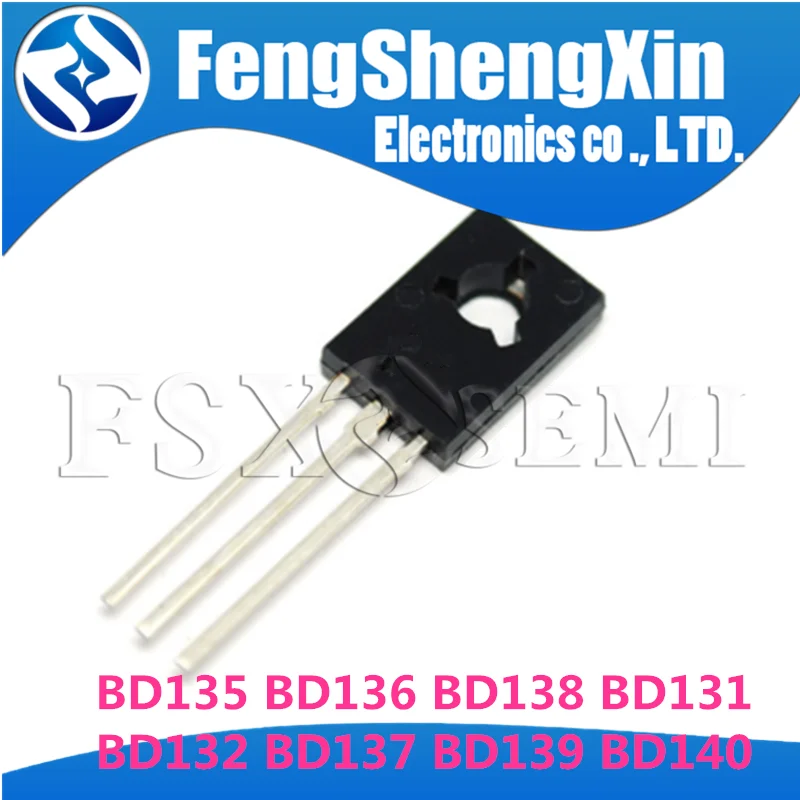 10 шт. BD135 BD136 BD138 BD131 BD132 BD137 BD139 BD140 TO 126 NPN триодный транзистор питания|Диоды| |