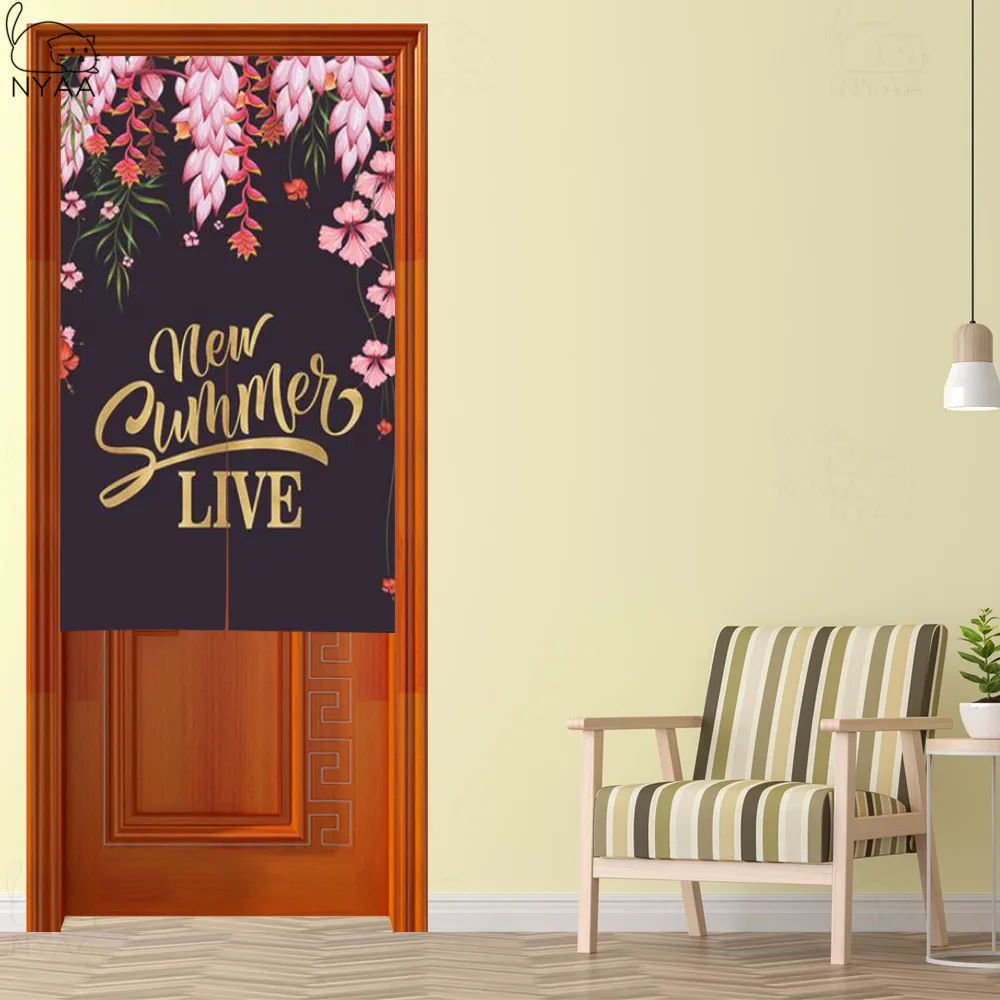 Декоративная дверная занавеска в стиле Ins для спальни кухни японская дома