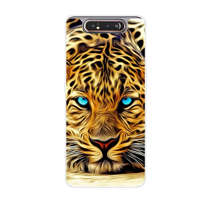 Абрикосовый Чехол для телефона для samsung Galaxy A80 чехол силиконовые в форме цветка окрашенные мягкая накладка на заднюю панель из ТПУ чехол для samsung A80 80 чехол модные Coque - Цвет: Абрикосовый