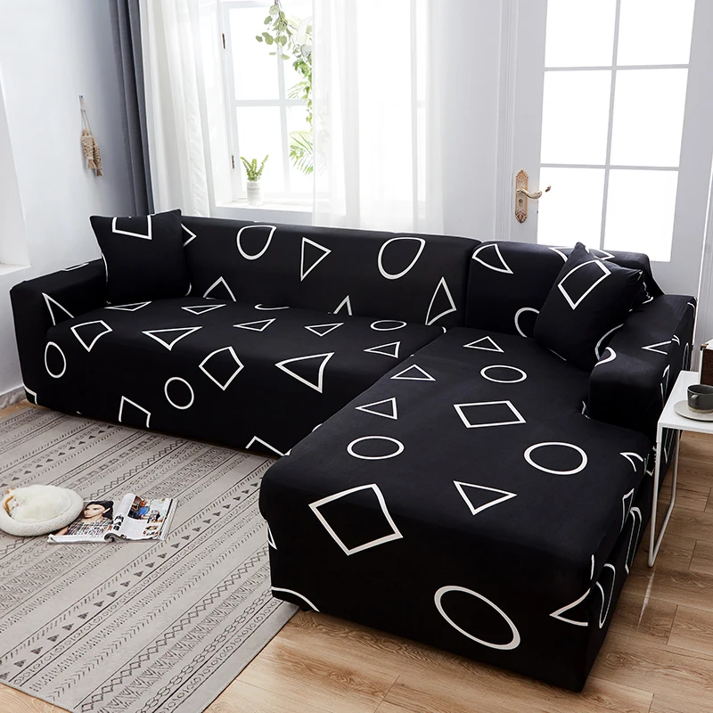 

Chaise Longue Sofa Cover L-shaped Needs Order 2pieces Stretch Sofa Cover Universal Stretch Corner Sofa Cover Sectional Slipcover