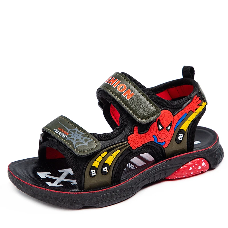 Летние сандалии 2019 детская пляжная обувь для детей Для мальчиков повседневная на