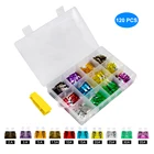 Набор лезвий предохранителей, 60 шт., для автомобилей, грузовиков, малогабаритных, 5 А, 10 А, 15 А, 20 А, 25 А, 30 А, набор предохранительных лезвий набор предохранителей