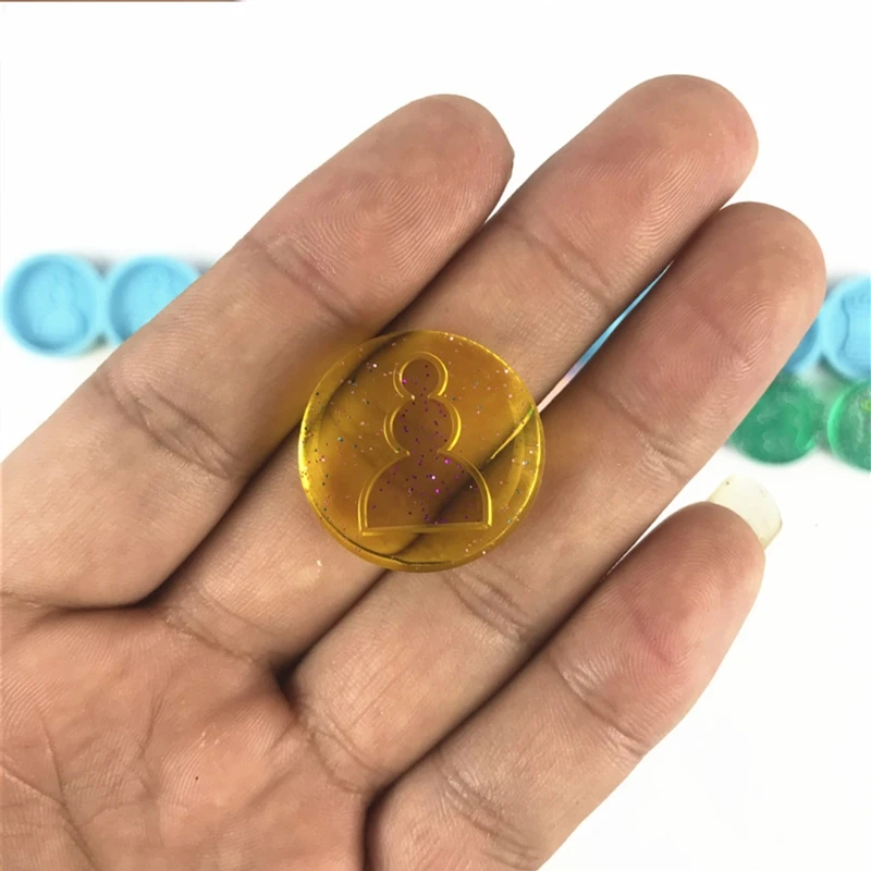 

9 Pcs International Chess Piece Epoxy Resin Mold Chessman Toy Silicone Mould DIY Crafts Casting Tools