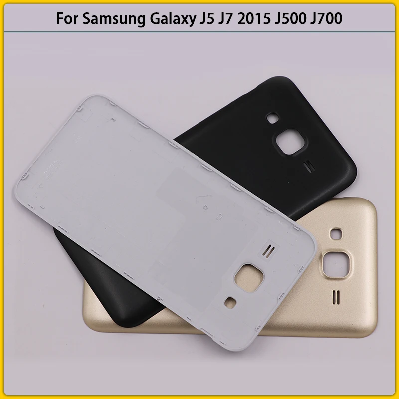 10 шт в упаковке новая J500 корпус чехол для Samsung Galaxy J5 J7 2015 J700 J500F J500H Пластиковая Крышка батарейного отсека