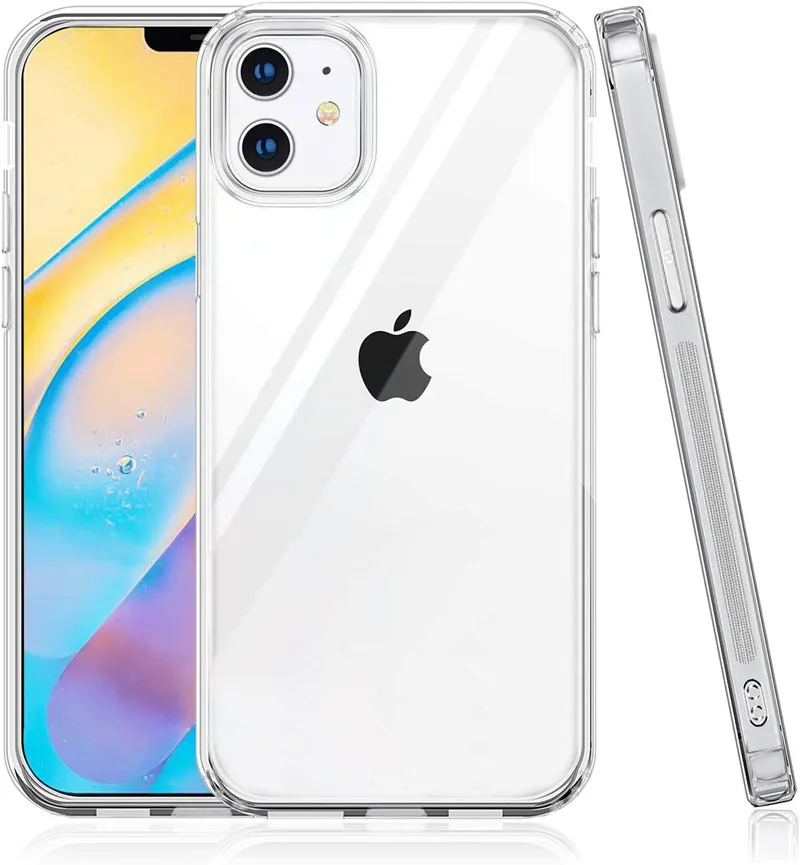 

Luxury Clear Silicon Ultra Thin Soft TPU Case For iphone 6 7 8 X Xr Xs SE for iphone 11 12 mini pro max Transparent Phone Case