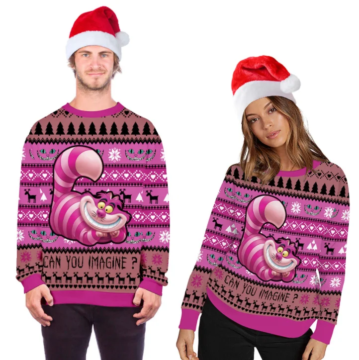 Рождественский пуловер с принтом из фильма вор новинка зеленый меховой монстр