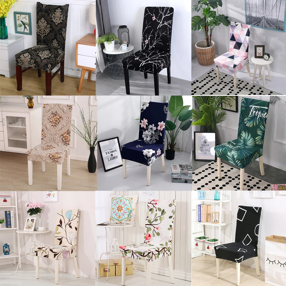 Полосатый стул ресторан упругое сиденье Чехол для стула ресторана Дома Офиса