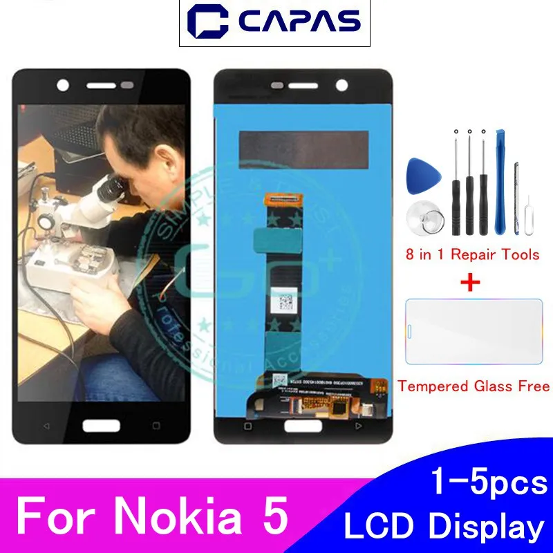 Качество AAA для Nokia 5 ЖК дисплей кодирующий преобразователь сенсорного экрана в