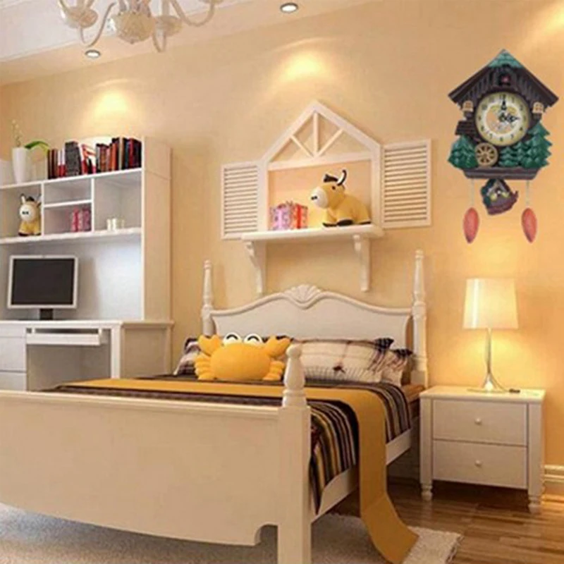 Часы Cuckoo настенные часы для гостиной винтажные часы-будильник с птицей