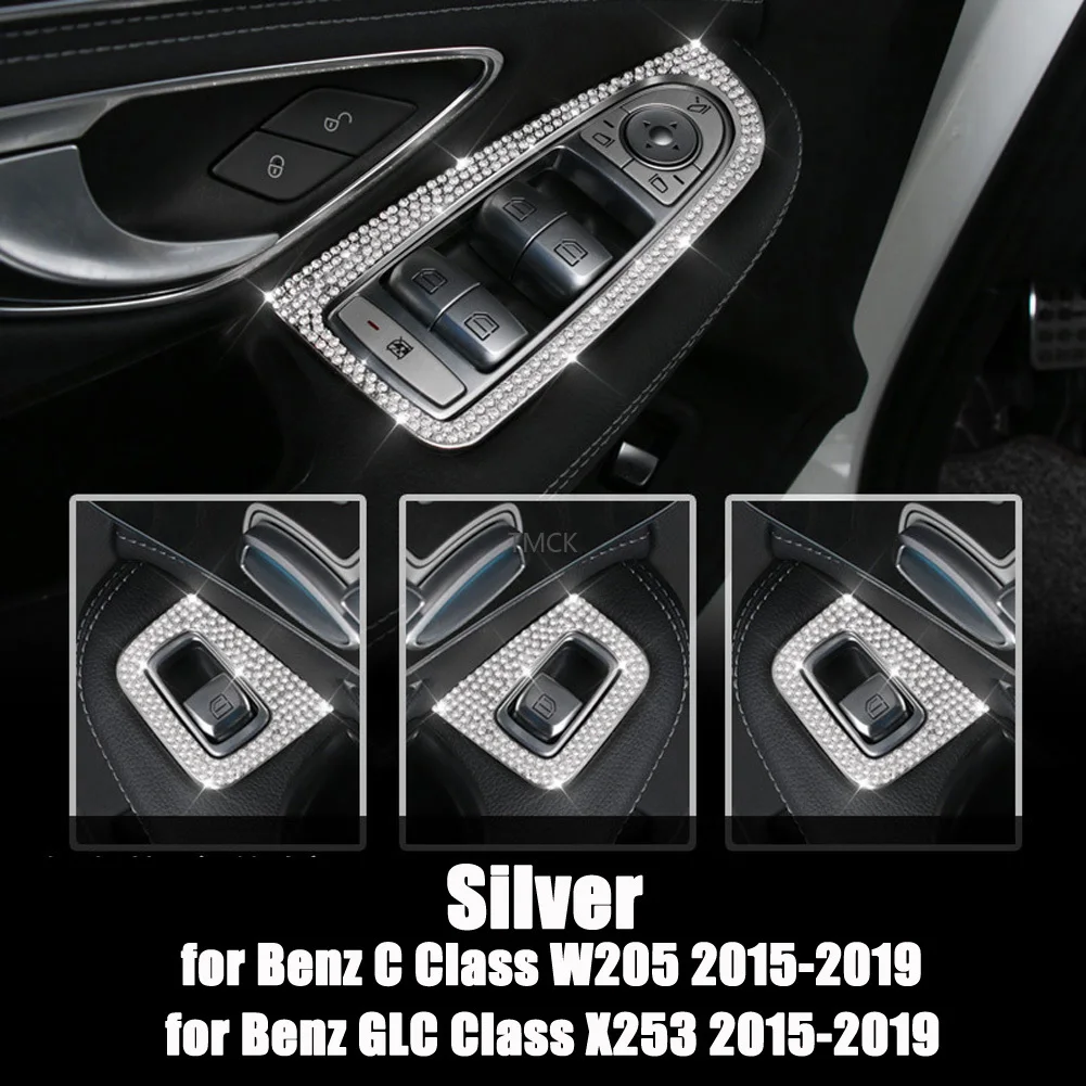 Для Mercedes Benz C Class W205 GLC X253 2015 2019 аксессуары для стайлинга автомобиля кнопки Подъема