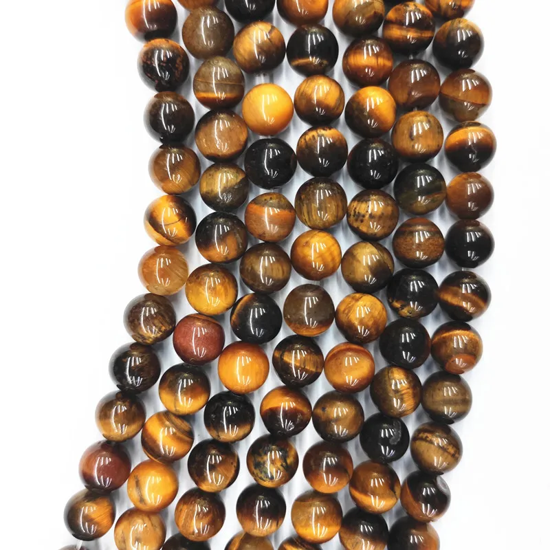 Бусины Из Натурального тигрового глаза 4/6/8/10 мм | Украшения и аксессуары