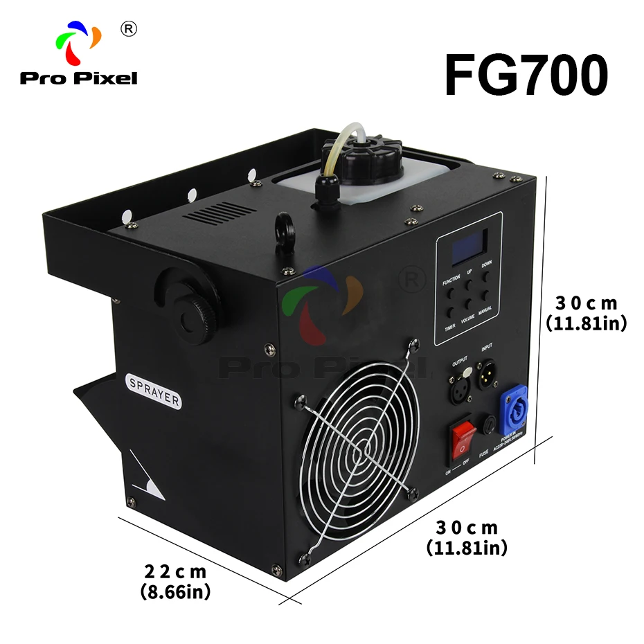 2 шт. 700 Вт небольшая туманная машина/дымовая машина туманка для свадьбы дома