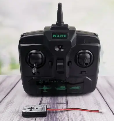 2,4G передатчик+ приемник плата для RC DIY планер с фиксированным крылом Дрон радиосистема дифференциальный пульт дистанционного управления с индикатором питания - Цвет: Controller Receiver
