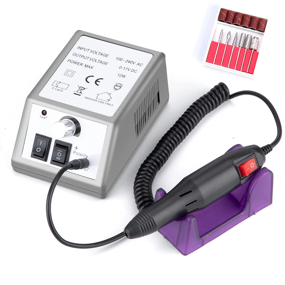 Электрический Фрезер для ногтей сверлильный станок Маникюрный сверла машины