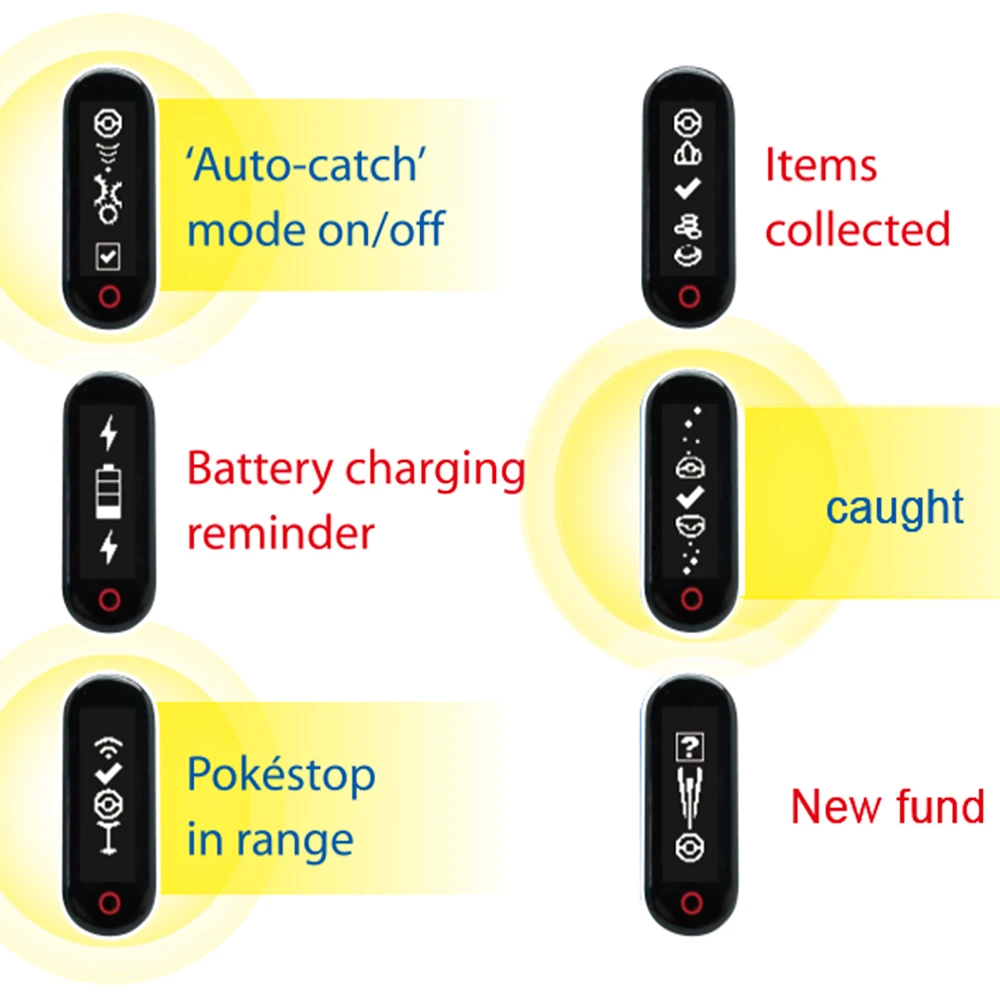 Брук Карманный автоматический захват для Pokemon Go Plus для Bluetooth для смартфона с браслетом браслет для IOS для Android