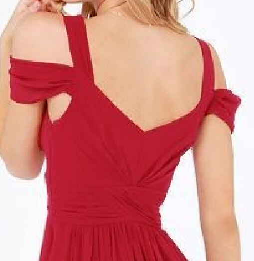 

Navy Blue Red Cheap Off Shoulder Sweetheart Chiffon Long Prom Gowns Formal vestido de noiva bridesmaid dresses