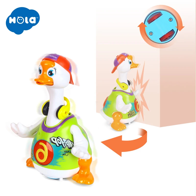 HOLA TOYS 828 детские игрушки Электрический хип-поп танец чтение и кукольный театр и интерактивные качели Гусь Дети Обучающие игрушки, подарки
