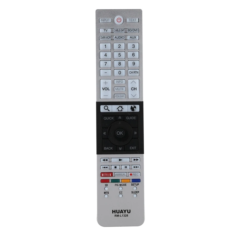 AABB HUAYU Rm L1328 совместим с TOSHIBA ТВ пульт дистанционного управления Управление 58L7350U