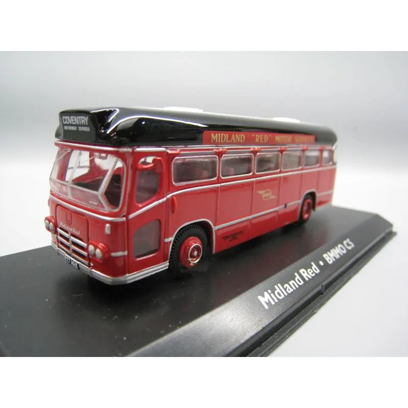 Модель автомобиля из сплава под давлением 1/72 MIDLAND красный BMMO CS автобус и