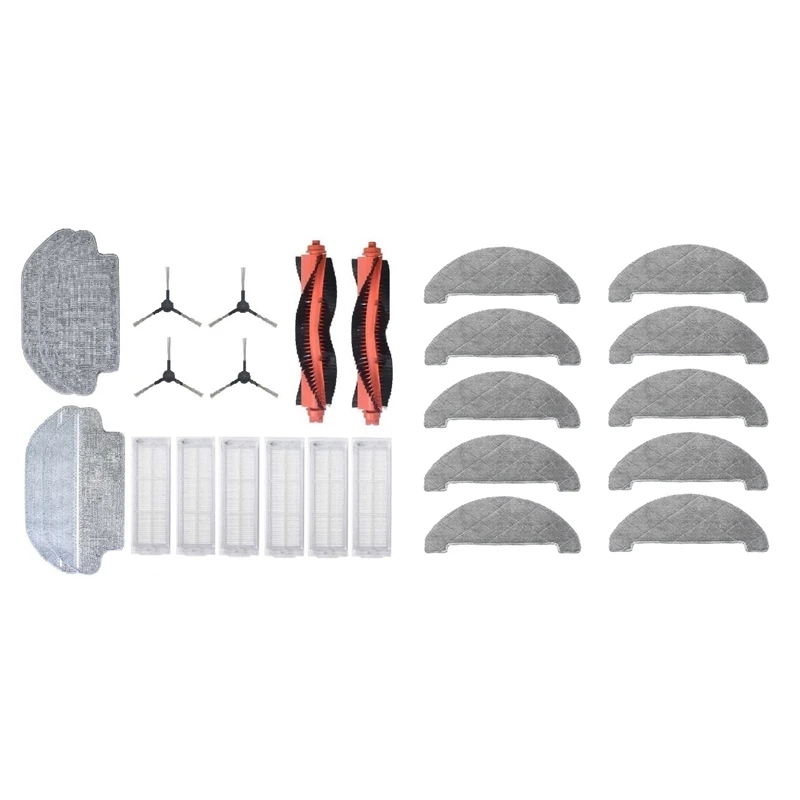 

Набор фильтров НЕРА Для Xiaomi Mijia STYJ02YM, основная и боковая щетки, с 10 швабрами для XIAOMI VIOMI S9