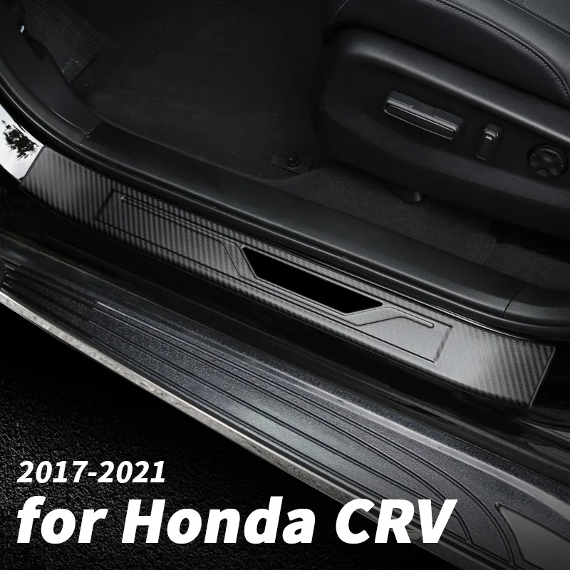 Edelstahl schwelle bar willkommen pedal fuß pedal anti-stepping modifizierte auto zubehör Für Honda CRV 2017 18 19 20 2021