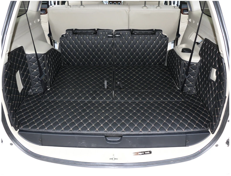 Волокна кожи багажник автомобиля коврик для mitsubishi Challenger mitsubishi Pajero Montero Sport 2008- 2013 автомобильные аксессуары