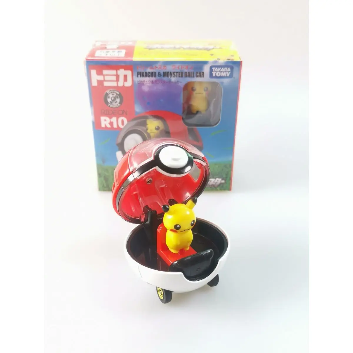 Takara Tomy Покемон кукла Пикачу тыкать мяч кабина версия эльф из сплава Модель