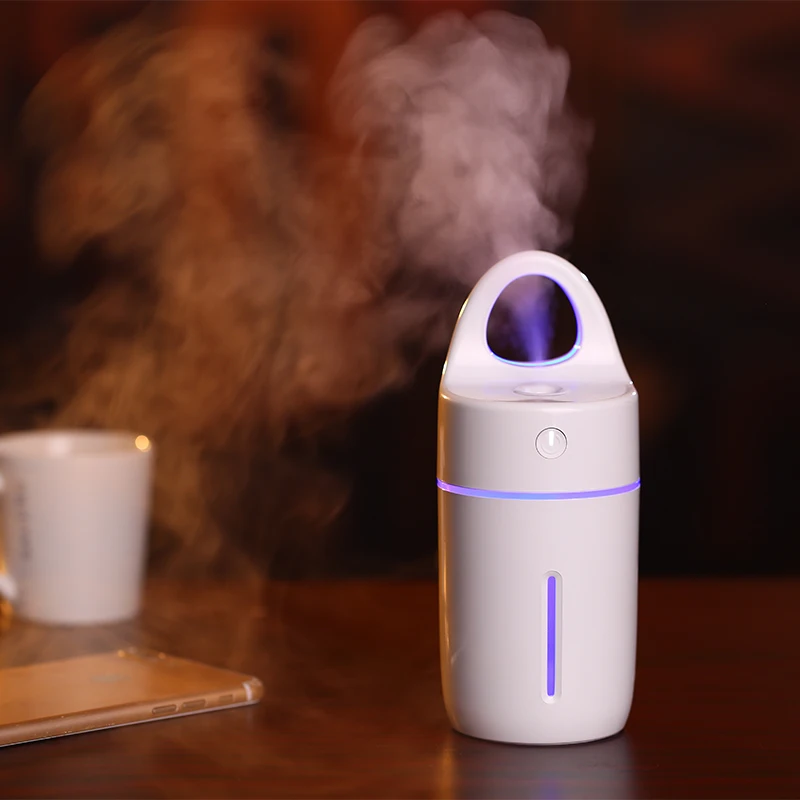 

180ML USB Humidifier Ultrasonic Humidifier Air Aroma Diffuser Mist Maker, Essential Oil diffuser of Home and Car