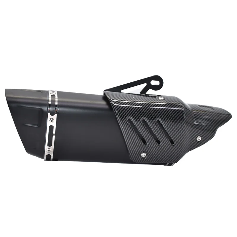 Moto rcycle 500cc 600cc выхлопные Углеродные волокна выхлопные moto rcycle escape moto для honda suzuki R6 R1 CBR500 Z750 R3 CBR1000RR