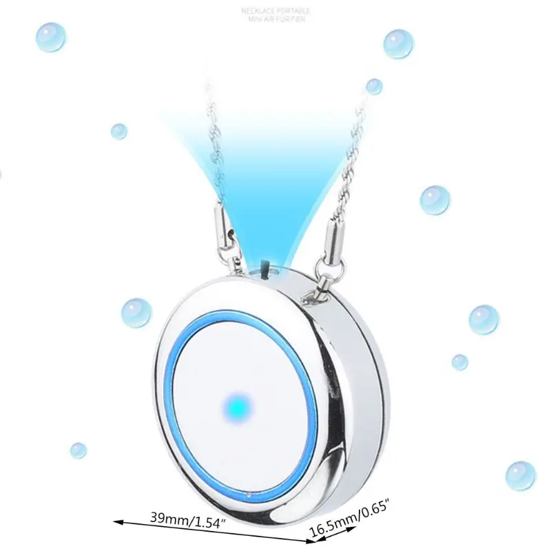 

Air Purifier USB Portable Wearable Necklace Negative Ionizer Anion Air Cleaner Air Freshener
