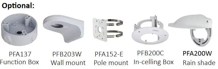 Dahua DH-IPC-HDBW1831R 8MP IP камера H.265 WDR водонепроницаемый Vandalproof IR 30 м POE IP67 IK10 купольная сетевая камера CCTV Cam