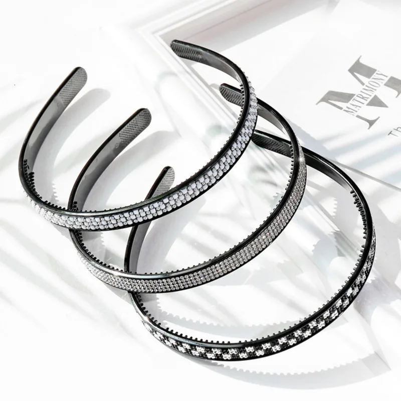 Модная цветная повязка Стразы для женщин аксессуары волос корейские простые