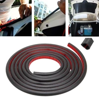 car door seal black 3 1m10 5ft d shaped universal truck car sound insulation seal sealing weather strip rubber tape anti noise