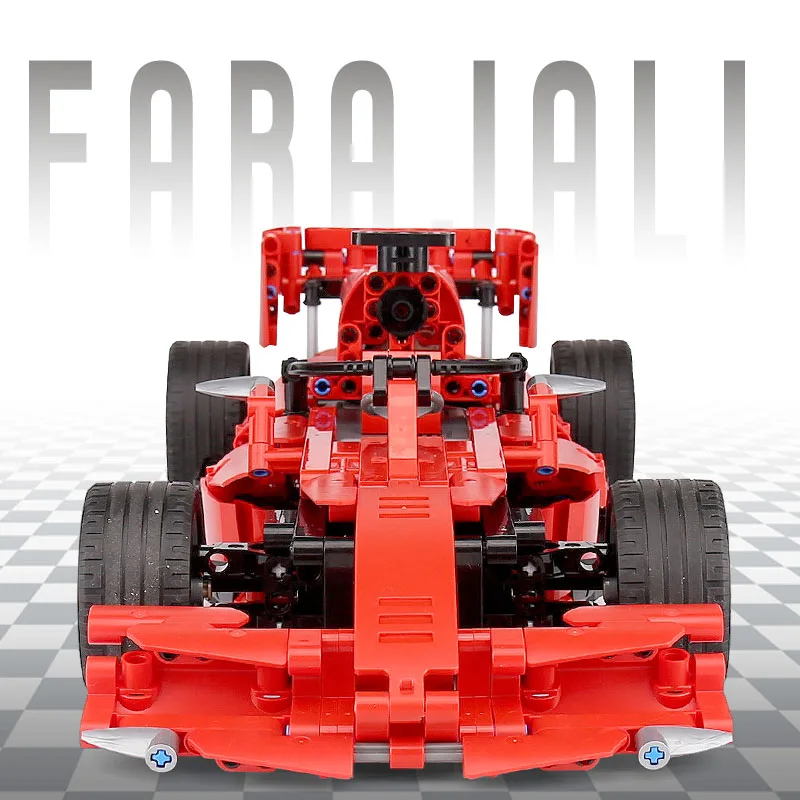 RC Technic DIY MOC 2,4 ГГц эксклюзивный Grand Prix Racer F1 формула гоночный автомобиль строительные блоки модели Кирпичи Классические детские игрушки подарок