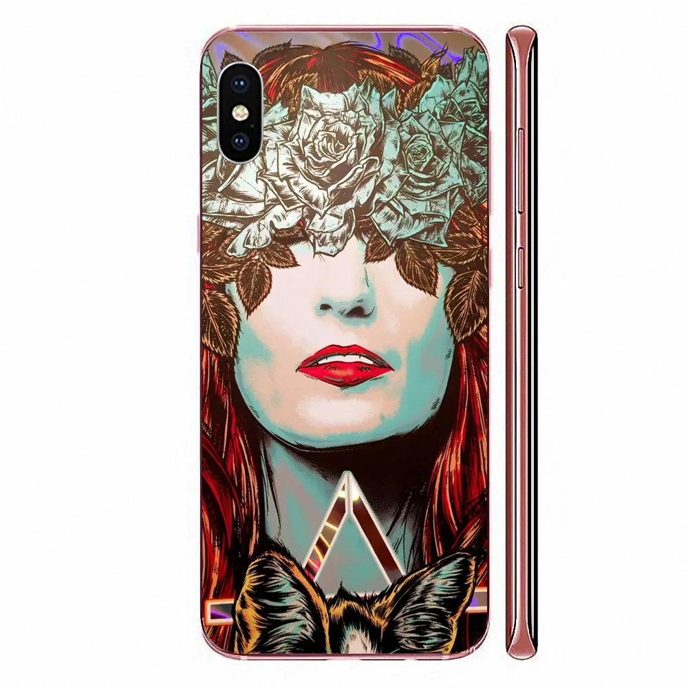 Для LG G7 ThinQ G5 G6 K50 K40 K8 Q7 Q60 V40 V30 V20 V10 2018 Мощность 2 3Q стилус мягкий чехол Rock Band Florence And The
