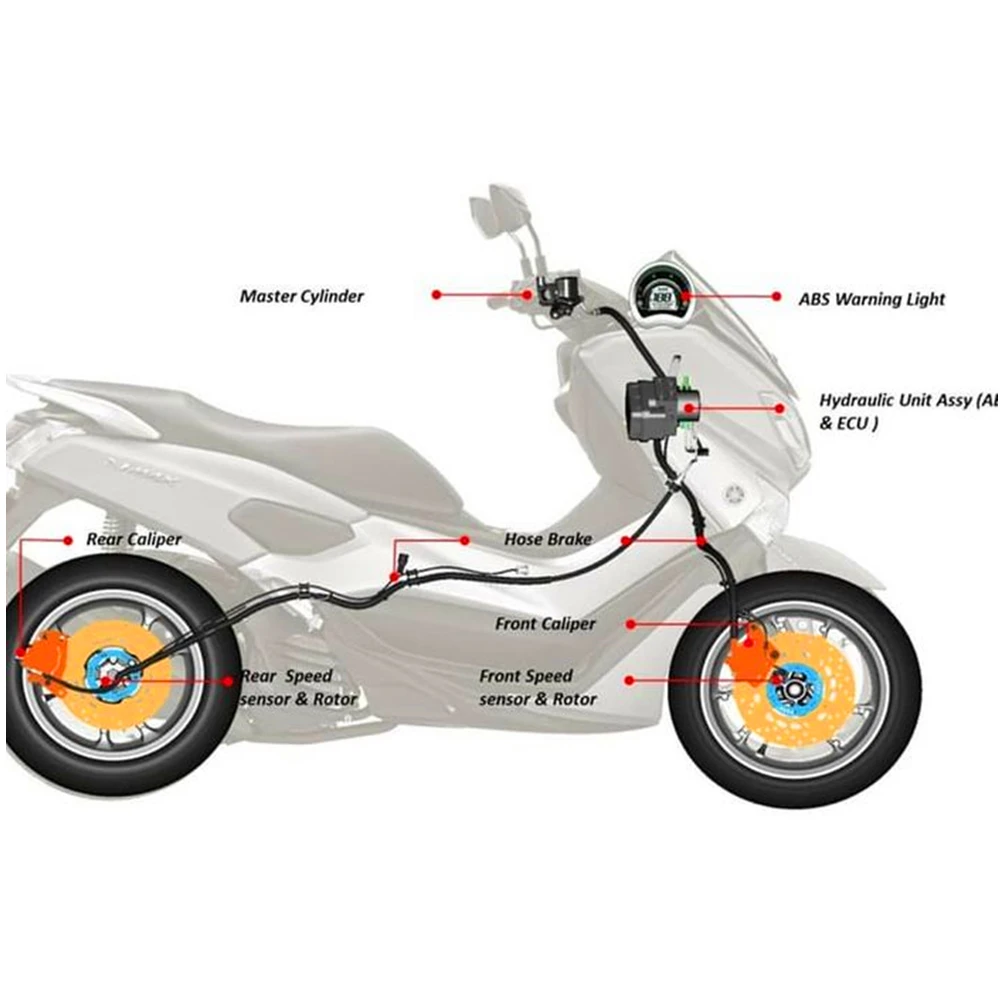 Тормозная система ABS для мотоциклов HONDA CB400 CB500 CBR600 F4I дискового тормоза