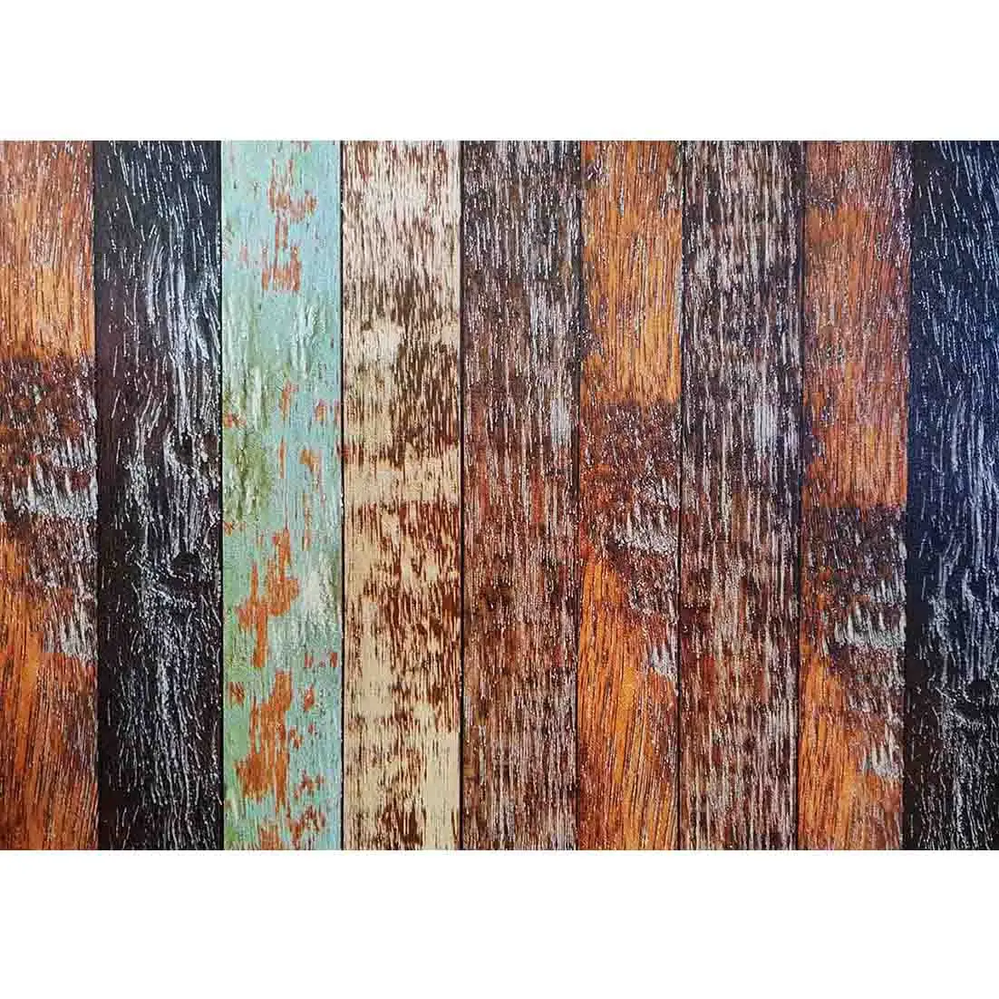 

SHENGYONGBAO Vinyl Custom Photography Backdrops Prop Wood Planks Theme Photo Studio Background NAN-04